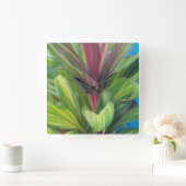 PLANT MORE  スクエア壁時計 (ホーム)