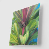 PLANT MORE スクエア壁時計 (傾斜)