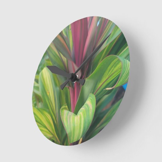 PLANT MORE  ラウンド壁時計 (傾斜)