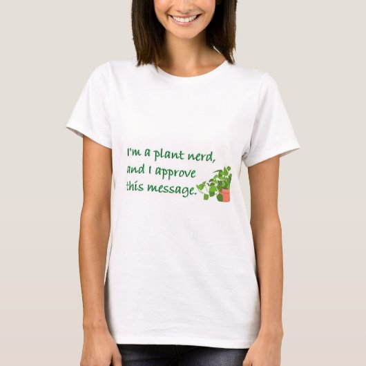 PLANT NERDS UNITE! Tシャツ (正面)
