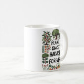 Plant Once, Harvest Forever - Food Forestデザイン コーヒーマグカップ (正面右)