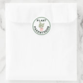 Plant Parenthood Stickers ラウンドシール (バッグ)