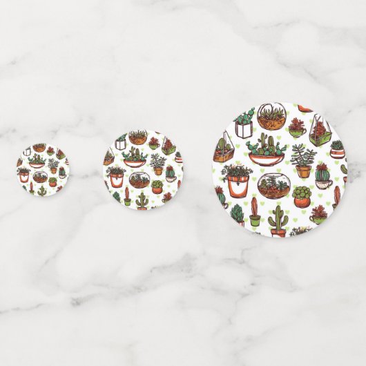 Plant pattern コンフェッティ (裏面)