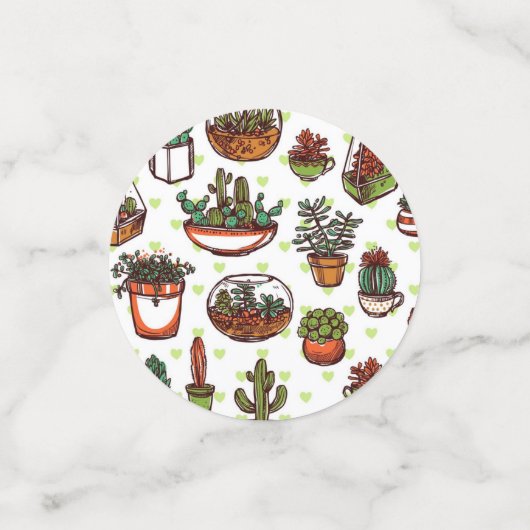 Plant pattern コンフェッティ (スモール正面)