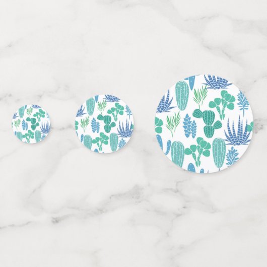 Plant pattern コンフェッティ (裏面)