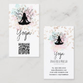 *~* Plant QR AP33 Rainbow Spiritual Yoga 名刺 (正面/裏面)