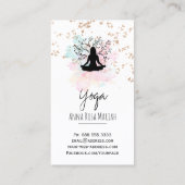 *~* Plant QR AP33 Rainbow Spiritual Yoga 名刺 (裏面)