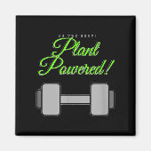 Plant Wered Gym Motivation Vegetarian  マグネット (正面)