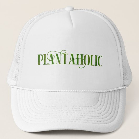 Plantaholic Funny Gardening Botanical Plant Lover キャップ (正面)