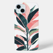Plante Caoutchouc – Illustration Nature Minimalist Case-Mate iPhoneケース (裏面)