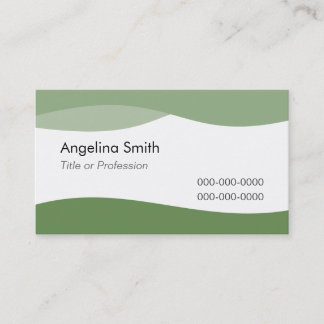 Plantilla Tarjeta de visita ondas de agua E1G 名刺