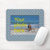 Plantilla Tu imagen aquí y Mosaico de Marruecos マウスパッド (マウス)
