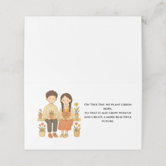 Planting Hope on Tree Day プレイスカード (外部開封)
