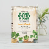 Planting New Roots Housewarming Invitation 招待状 (スタンド正面)