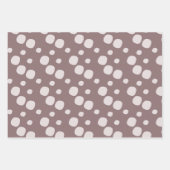 Plantsモダン Macrame Holderドットパターン ラッピングペーパーシート (正面3)