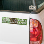 Plants&Animalsは2作ります部屋4にあなたのFAT Aを消えます バンパーステッカー (トラック上)