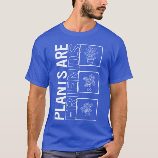 Plants Are Friends Garden Plant Gardening Lover gi Tシャツ (正面)