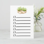 Plants Seedlings To Do List 招待状 (スタンド正面)