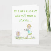 Plants vs Zombies カード (正面)