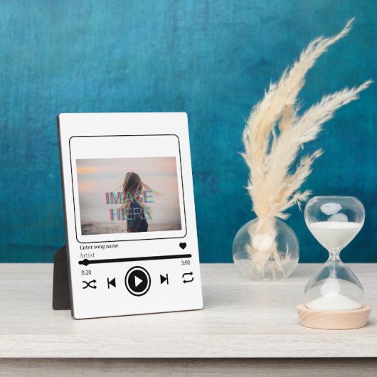 Plaque de chanson de musique personnalisée フォトプラーク (側面)