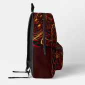 Plasma Fire customisable print cut sew bag プリントバックパック (左)