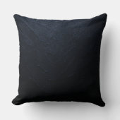 Plaster texture  in deep indigo color クッション (正面)