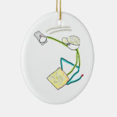 Plasterer Stickman セラミックオーナメント (右)