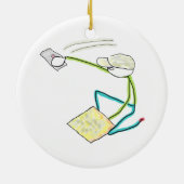 Plasterer Stickman セラミックオーナメント (裏面)