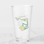 Plasterer Stickman タンブラーグラス (裏面)