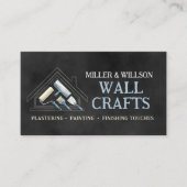 Plastering and Painting Services Watercolor art 名刺 (正面)