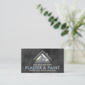 Plastering and Painting Services Watercolor art 名刺 (スタンド正面)
