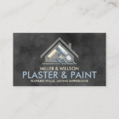 Plastering and Painting Services Watercolor art 名刺 (正面)