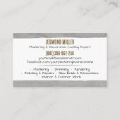 Plastering Services  名刺 (裏面)