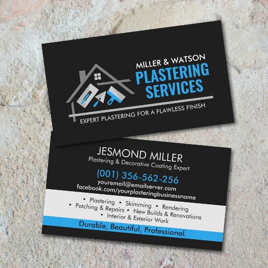Plastering Services 名刺