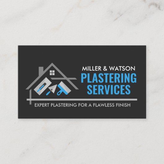 Plastering Services 名刺 (正面)