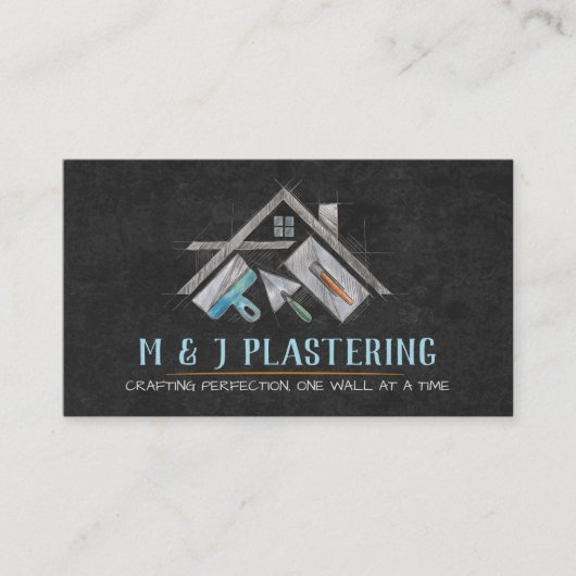 Plastering Services Drywall Professional 名刺 (正面)