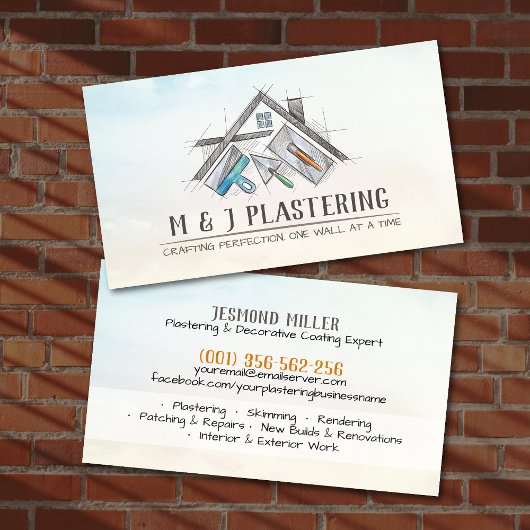 Plastering Services Drywall Professional 名刺