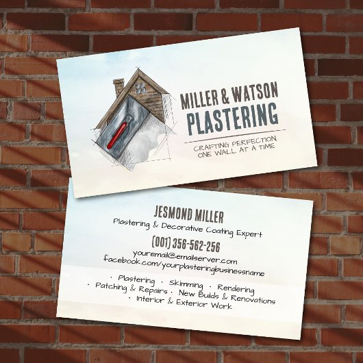 Plastering Services Drywall Professional 名刺