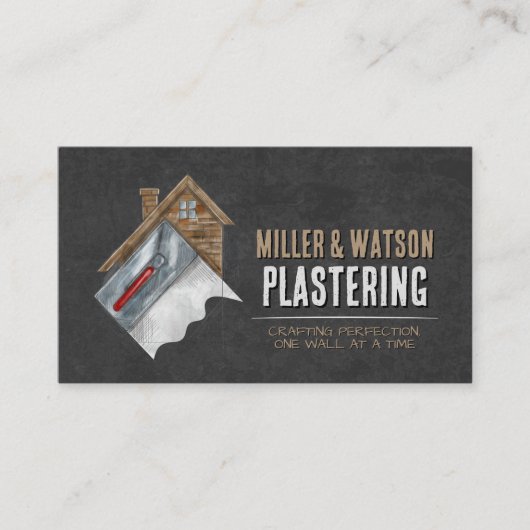 Plastering Services Drywall Professional 名刺 (正面)