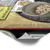 Plastic Food Display - Kyoto Japan ポスター (角)