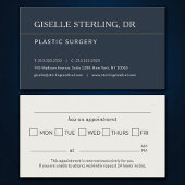 Plastic Surgery Office Appointment Reminder 名刺