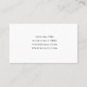 Plastic Surgery Visitenkarte 名刺 (裏面)