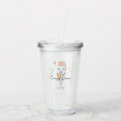 Plastic tumbler with lid GOTH GAIL Creamy dreamies アクリルタンブラー (裏面)
