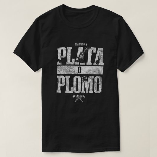PLATA O PLOMO MERCHエッセンシャルTシャツ.png Tシャツ (デザイン正面)