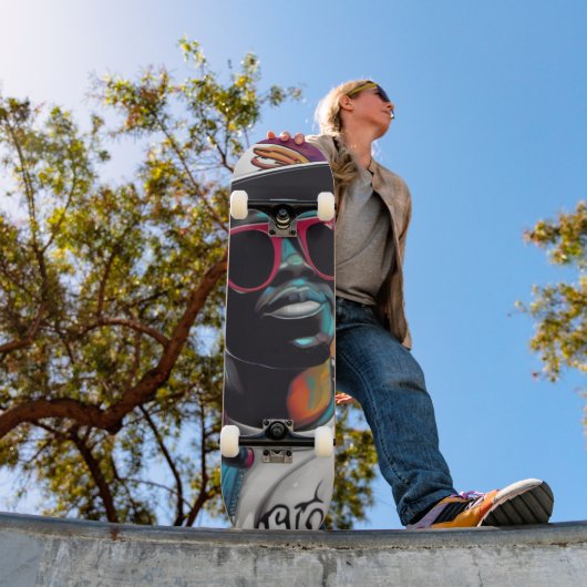 Plataforma de skate - Street graffiti art Hip Hop  スケートボード (室外1)