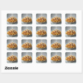 Plate of Poutine スクエアシール (シート)