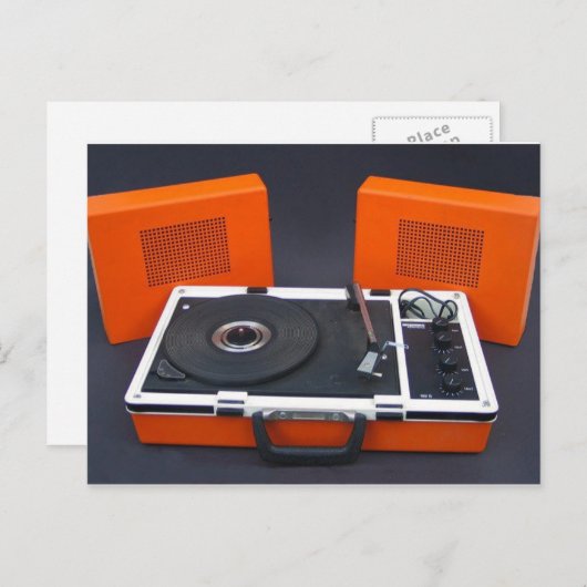 platenspeler ポストカード (正面/裏面)