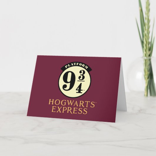 Platform 9 3/4 HOGWARTS™ア表現イコン カード (正面)