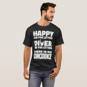 Platform Diver Happy Springboard Diving Tシャツ (正面フル)