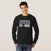 Platform Diver Humor Springboard Diving Tシャツ (正面フル)